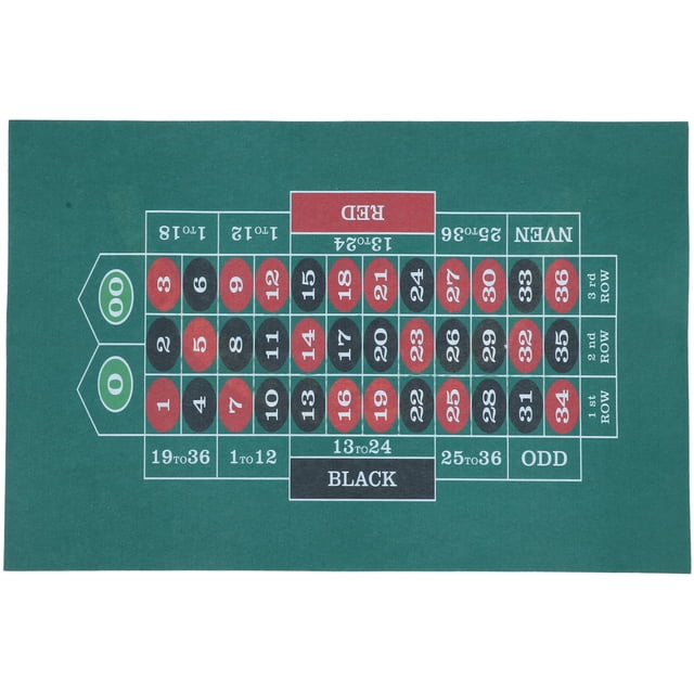 SHISUYAN Waterproof Double Sided Game Table Mat With Felt Surface Foldable Poker And Mat For Home Gatherings Theme Parties Poker Night Games
