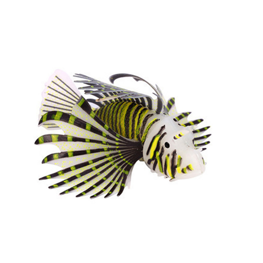 Aquarium Fish Tank Artificial Fish Decoration Aquarium Glowing Lionfish Decoration Ornament