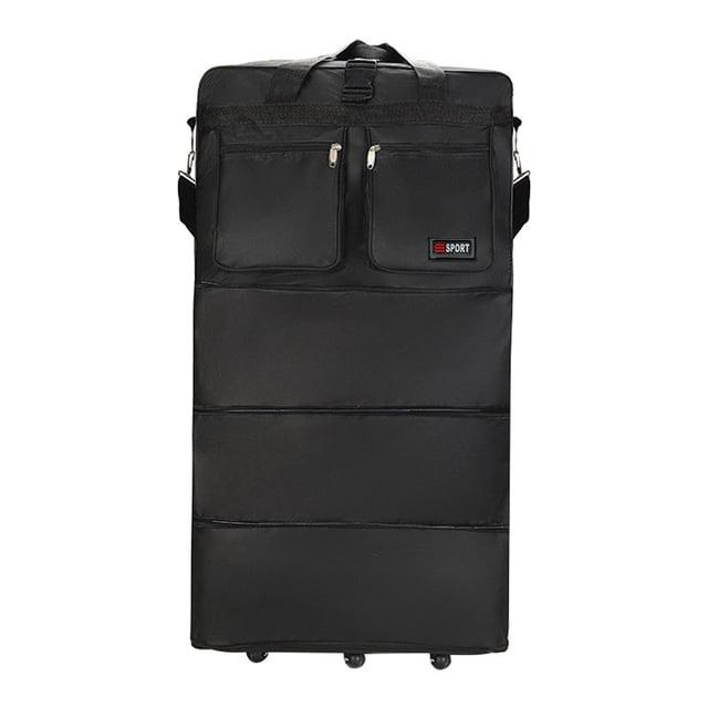 Large Capacity Aviation Checked Bag Universal Wheel Folding Luggage Durable Spacious