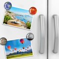 thumbnail image 4 of Glass Fridge Magnets, 12Pcs Cute Magnets Refrigerator Glass Locker Magnets for Kitchen Office Whiteboards Cabinets Photos Party Creative Strong Decorative for Gift, 4 of 7