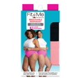 thumbnail image 4 of Women's Plus Fit for Me® Breathable Micro-Mesh Hi-Cut Panty, Assorted 4 Pack, 4 of 5