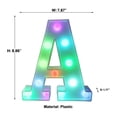 thumbnail image 3 of LiveSatisfy Clearance Colorful Light Up Letters, LED Letter Lights Marquee Letter Signs Battery Powered, Letter Lamp with Remote for Birthday Party Wedding Home Bar Christmas Decorations, 3 of 7