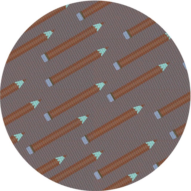 Ahgly Company Tapis Rond Lavable en Machine Intérieur Gris Granit, 4 Pieds Rond