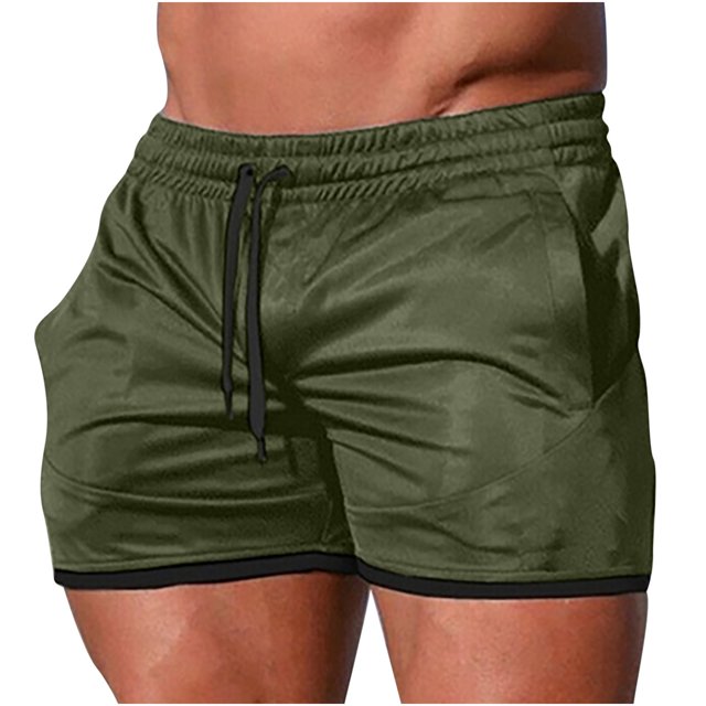 Pisexur Mens Swim Trunks Solid Swimming Shorts for Men, 7" Inseam High Waist Elastic Drawstring Swimwear Swim Short