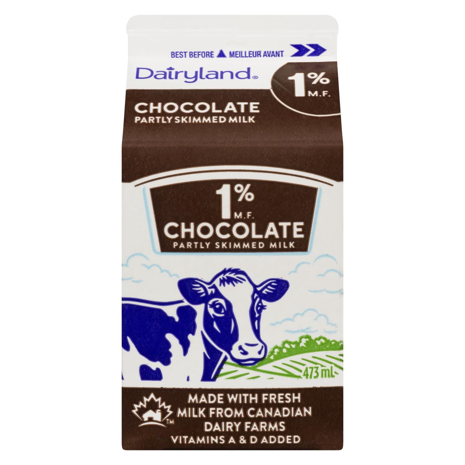 Dairyland 1 % Lait au Chocolat Partiellement Écrémé