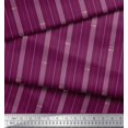 thumbnail image 2 of Soimoi Georgette Viscose Fabric Artistic Floral & Stripe Decor Fabric Printed Yard 42 Inch Wide, 2 of 3