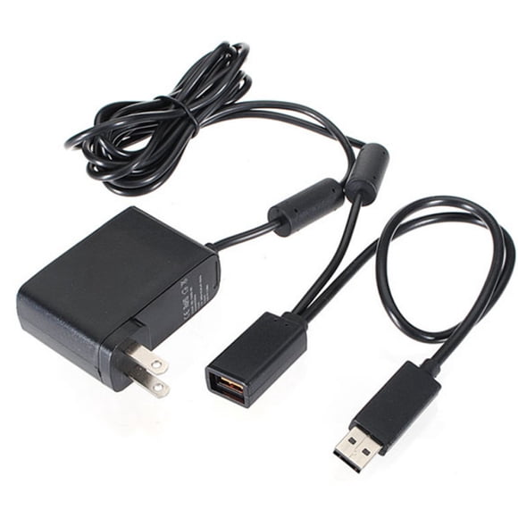 Câble Adaptateur d'Alimentation CA avec Capteur de Console et Chargeur USB pour XBOX (Console 360) pour Accessoire de Jeu Kinect