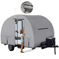 thumbnail image 3 of Leader Accessories R-POD Cover Travel Trailer RV Cover Teardrop Cover Windproof Extra Thick with Adhesive Repair Patches (1/R-Pod tt Cover Model 2 - Up to 16'2""L), 3 of 5