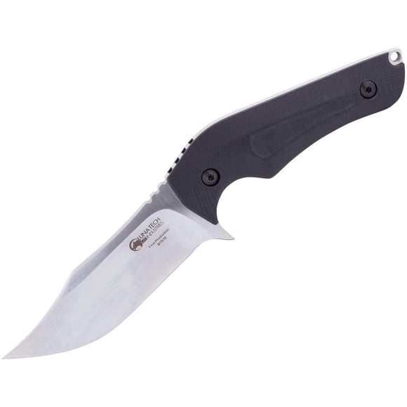 Luna Tech,LTK9704 , Couteau Tactique Brous de 8,5 Po, Lame Fixe en Acier D2, Manche G10 Usiné 3D à Grain Orienté, Comprend une Gaine Kydex Légère avec Pinces