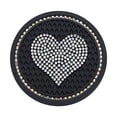 thumbnail image 1 of Crystal Rhinestone Car Cup Coaster with Non-Slip Base, Decorative Holder for Beverages, Fits 2.76-Inch Vehicle Cup Holders, 1 of 8