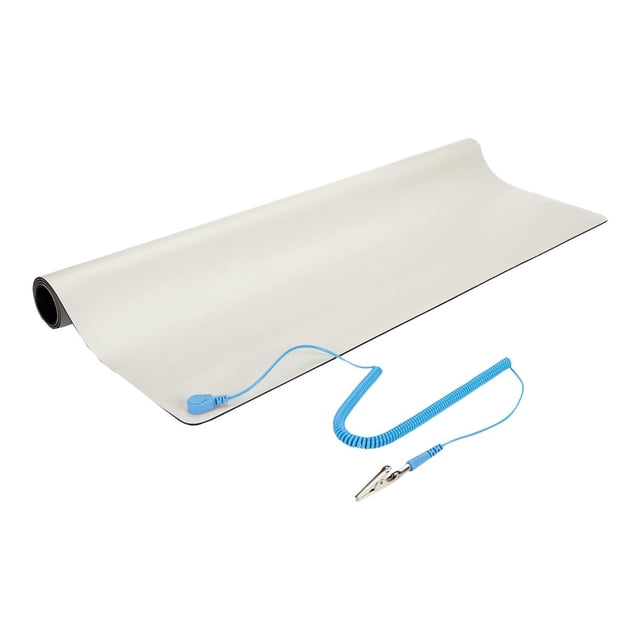 StarTech.com Anti-Static Mat - 25" x 27.5" Electrical Grounding Desk Pad - For Home or Work - Beige (M3013) - Desktop anti-static mat - beige