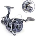 thumbnail image 1 of Front Rear Double Brake Max 8+3 KG Drag 5.5:1 Super Strong Dual High Low Speed Carp Feeder Spinning Fishing Reel Wheel ,Rigid Aluminum Skeletal Frame, 1 of 6