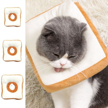 Vaidha Adjustable Cats Cones Collar Soft Cats Recovery Collar Post Surgeries Casts Cones Cats Neck Cones Collar Bread Decoration Cats Clothing