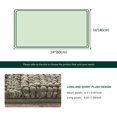 thumbnail image 3 of CHUN YI Anti-slip Bathroom Mat Absorbent Plush Polyester, 16"x24", Coffee, 3 of 6