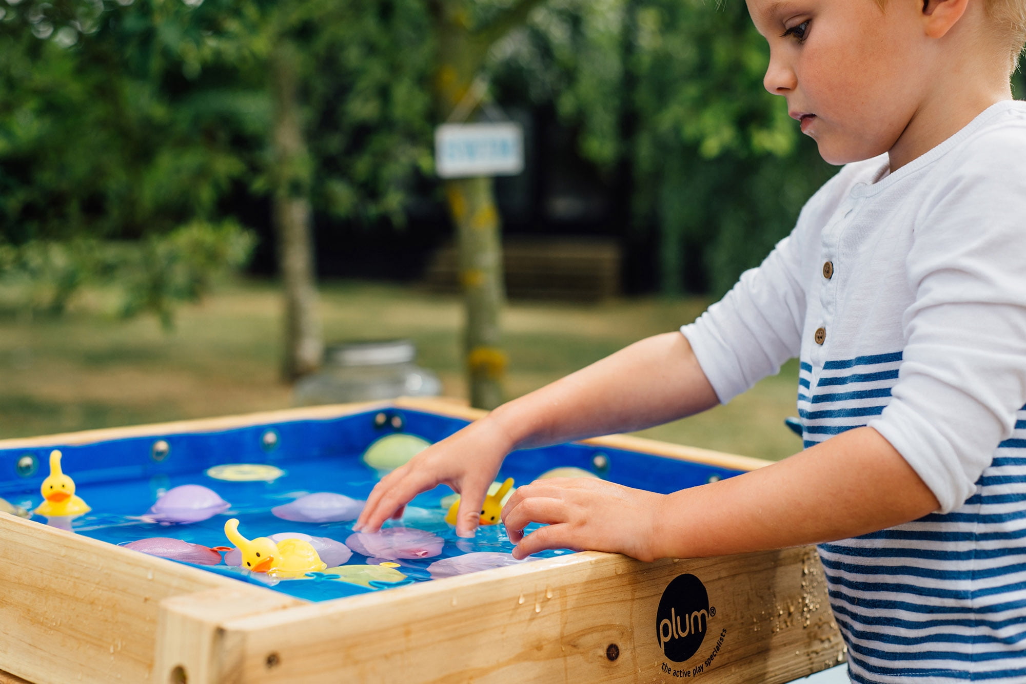 Plum® Build & Splash Wooden Sand & Water Table - Natural