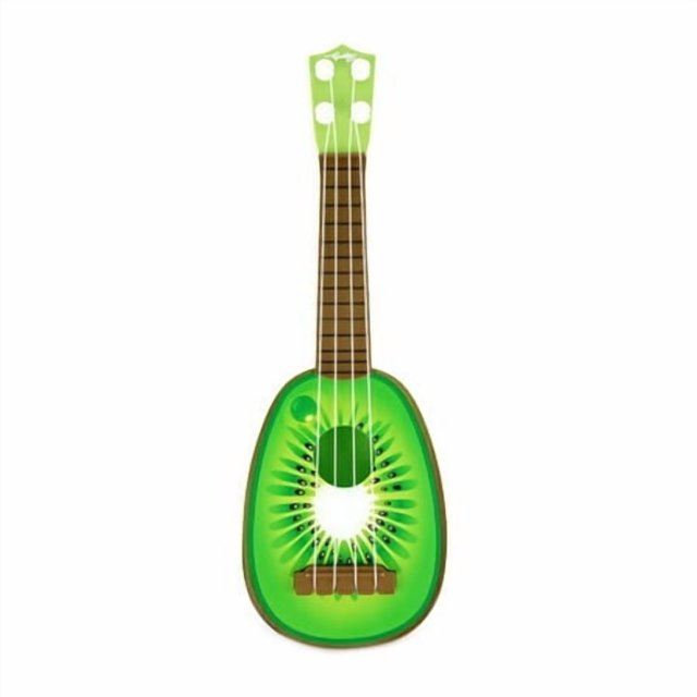 Fruit Children Small Guitar Toy Baby Play Music Ukulele Educational Learning Musical Instrument Toy,Color 1