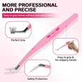 thumbnail image 3 of Lash Applicator Tool,PRO, 1 Lash Tweezers 1 Lash Applicator for Lash Clusters Plus 1 Upgraded Eyebrow Tweezers DIY Eyelash Extension Tweezers Kit Eyelash Applicator Tool (3 pcs), 3 of 7