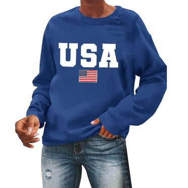 HNMKIU Womens Sweatshirts Womens Casual Long Sleeve Graphic Tee Shirts Crew Neck Sweatshirts Pullover Tops For Women