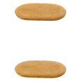 thumbnail image 1 of mmirethe Easy To Clean And Soft Bath Mat For Bathroom Floors Stylish Polyester Bathroom Carpet Bathroom Rugs khaki 2Set, 1 of 6