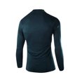 thumbnail image 3 of Hauts de Compression pour Hommes Chemise de Sport Col Rond Manches Longues Élastique Séchage Rapide Hauts Entraînement Physique Course Décontractée Cyclisme Vêtements de Sport, 3 of 9