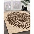 thumbnail image 3 of Ahgly Company Machine Washable Indoor Rectangle Transitional Golden Blonde Gold Area Rugs, 2' x 4', 3 of 7