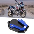 thumbnail image 4 of Side Stand Extension Pad, Durable Foot Support Plate Colorfast Aluminium Alloy  For Motorcycle Accessories Replacement For CRF1100L Africa Twin 2019-2021 Red,Blue,Black, 4 of 8