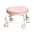 thumbnail image 1 of Low Roller Round Seat 360 degree Rotating Rolling Stool Comfortable Universal Swivel pink, 1 of 9