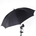 thumbnail image 4 of 83cm 33in Studio Photo Strobe Flash Light Reflector Black Silver Umbrella, 4 of 7