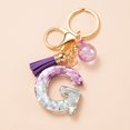 thumbnail image 2 of LYMAYTER Cute Pink Tassel Mug Accessory Initial Letter Charm Keychain - with Tassel, Heart - shaped Sequins, 2 of 7