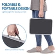 thumbnail image 3 of KK KINGRACK Metal Step Stool, Folding Step, Anti-Slip Wide Pedal, 330lbs, Gray, 3 of 7