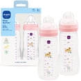 thumbnail image 1 of MAM Easy Active Bottle 2x11oz Bottles, Pink, 1 of 6