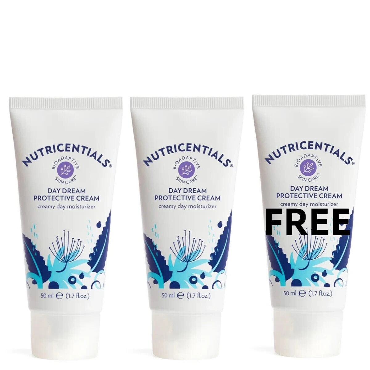 3 of Nuskin DAY DREAM PROTECTIVE CREAM Creamy Day Moisturizer + 1 free cream