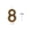 B, variant on SLYNSHome 4th Birthday Candle for Cake Colorful Numeral Candles for Birthday Party Cake Decorations, Golden Cake Topper (Number 4)