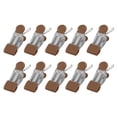 thumbnail image 1 of Home Savings and Storage Items Clearance!Pcksrro Dipped Plastic Pants Clip Seamless Drying Stainless Steel Pants Rack Windproof Small Clip Fixed Clothes Clip Household Strong Metal Clothes Drying, 1 of 3