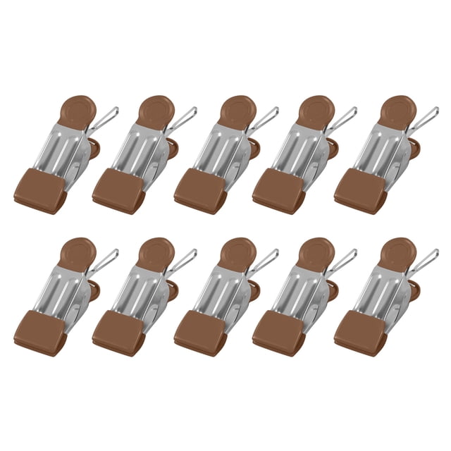 Home Savings and Storage Items Clearance!Pcksrro Dipped Plastic Pants Clip Seamless Drying Stainless Steel Pants Rack Windproof Small Clip Fixed Clothes Clip Household Strong Metal Clothes Drying