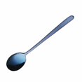 thumbnail image 2 of tredstone Stainless Long Handle Tea Coffee Mixing Spoon Cocktail Ice Cream Soup Home Teaspoon blue 1Set, 2 of 5