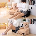 thumbnail image 3 of ZheElen Seating Experience With Chair Plush Stuffed Seat For Kids Durable Structure dark brown, 3 of 6