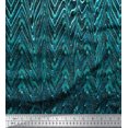 thumbnail image 3 of oneOone Viscose Jersey Fabric Waves Panel Printed Craft Fabric BTY 60 Inch Wide, 3 of 3