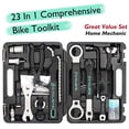 thumbnail image 2 of 23 Piece Bike Tool Kit - Bicycle Repair Tool Box Compatible - Mountain/Road Bike Maintenance Tool Set with Storage Case (Black), 2 of 5