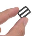 thumbnail image 4 of Unique Bargains Black Tri-Glide Slide Buckles Webbing Strap Fastener (100 Pack), 4 of 5