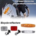 thumbnail image 2 of 4 Pieces Bike Reflectors Bike Wheel Reflectors Bicycle Spoke Reflector Bicycle Safety Warning Reflector Road Bike Tire Reflectors Bike Accessories for Mountain Bike Decoration Night Riding, 2 of 8