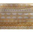 thumbnail image 4 of oneOone Georgette Viscose Mustard Yellow Fabric Aztec Tribal Sewing Material Print Fabric By The Yard 42 Inch Wide, 4 of 4
