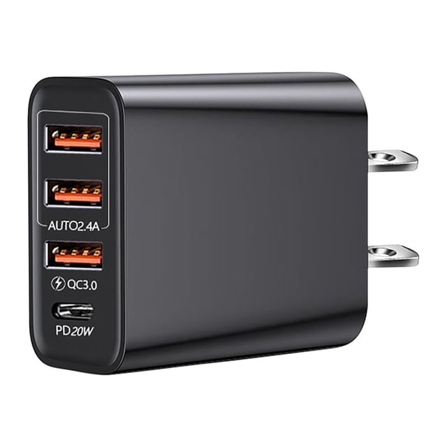SDOTXA USB+C Wall Mount Phone Charger Portable Fast Charger For Smart Devices Such As Phones Computers Charging Stones Power Adapter Plug Double Power Adapter Charging Cubes Charge Guard