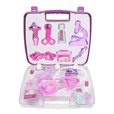 Ccdes Kids Children Role Play Doctor Kit Equipment Nurse Case Toy Gift Pink/Purple, Medical Box Toy, Doctor Kit Toy