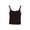 Black, variant on lcziwo Ribbed Tank Top for Women Built in Bra Sleeveless Casual Workout Shirts Double Straps Crop Cami Tops on Sale Wine S