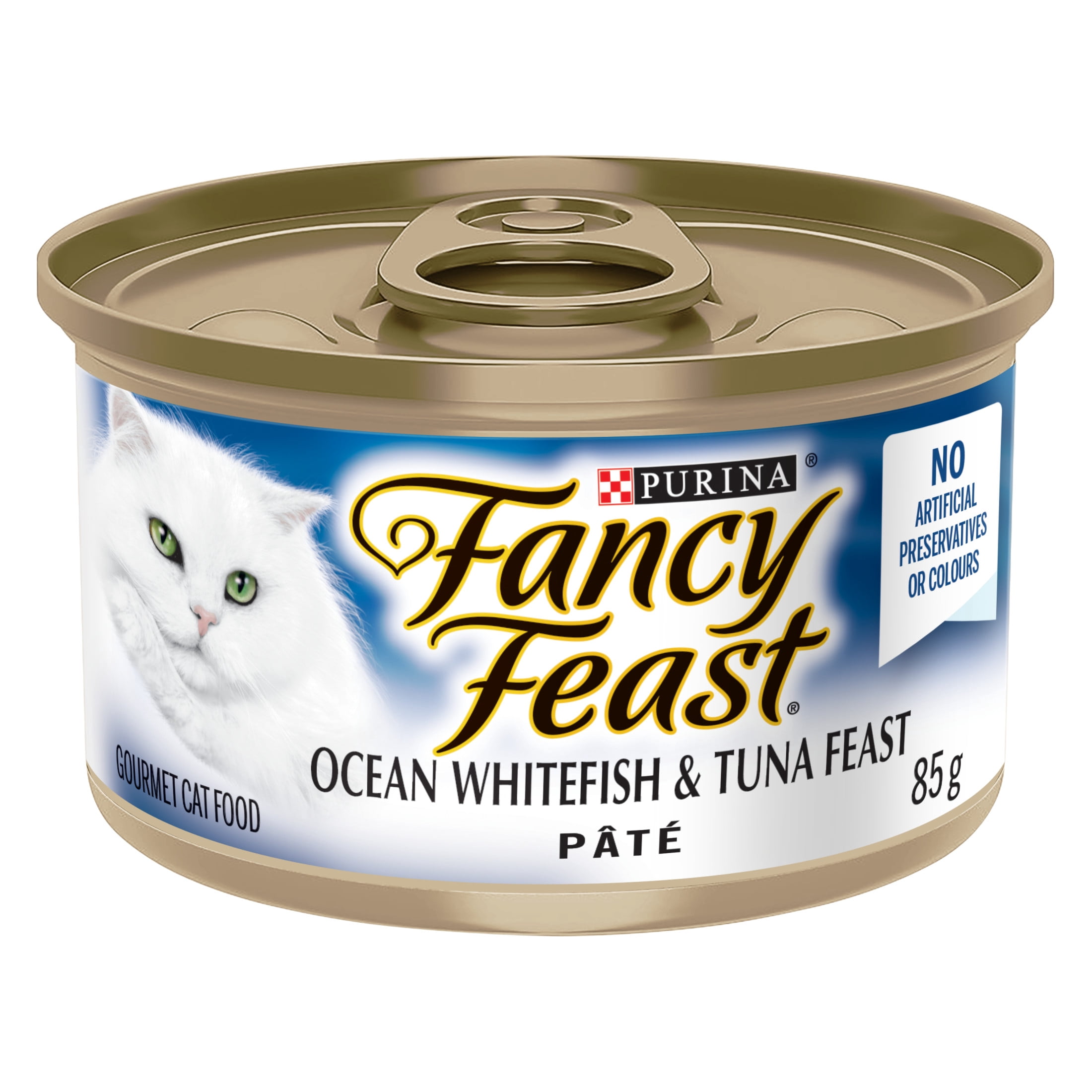 Purina Fancy Feast Pate Ocean Whitefish & Tuna, Wet Cat Food 85g