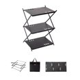 thumbnail image 1 of MesaSe Camping Cups Bowls Detachable Storage Rack Hung Shelf With Panel Hole Aluminum Alloy Bracket Picnic BBQ Tableware Cookware Storage Rack Campsite Tools Shelf, 1 of 7