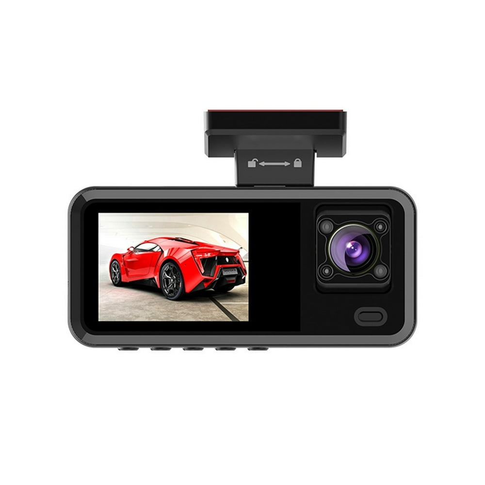 Estbridge 3 Channel 1080P Wifi Dash Cam  1080P +720P+480P Front Inside and Rear  Triple Dash Camera  App Control  G-Sensor  24 Hours Parking Mode  Loop Recording  Night Vision