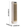 thumbnail image 3 of EGNMCR Portable Fan Desk Fan Tower Fan Strong Wind Silent Fan High Battery Capacity Office Desk Wall Mounted Kitchen Portable USB Fan With Two Nail Wall Mounted Stickers Wall mounted tower fan, 3 of 3