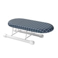 thumbnail image 4 of veasfak Small Tabletop Ironing Board Ironing Cuffs Neckline Foldable Legs for Apartments Blue, 4 of 7